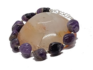 High Quality Reiki Healing Quartz Gemstone Tumbled <b>Adjustment</b> <b>Bracelet</b> Romantic Fashion Charm Jewelry Unisex Energy Meditation - Product Image 3