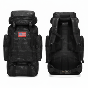 Sac à dos de camouflage personnalisé en gros, imprimé, pour l'extérieur, étanche, grande capacité, avec système MOLLE, idéal pour l'entraînement et les voyages - Product Image 6