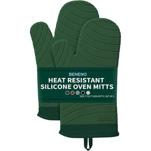 Guanti da Forno in Silicone Gratuiti con Impugnatura Antiscivolo Testurizzata, Fodera Trapuntata Confortevole, Impermeabili e Resistenti al Calore - Product Image 1