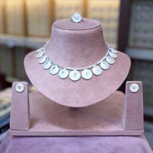 Conjunto de Joyería Vintage para Mujer, Inspirado en la India y la África, con Aleación de Zirconia Plateada/Dorada, el Mejor Compra del 2026, Collar para Aniversario - Product Image 6