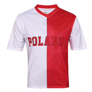 Maillot de football Albanie SURUIDA rouge et noir, respirant, avec impression sérigraphique, t-shirt de sport - Product Image 2