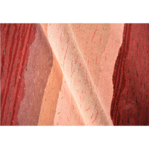 Alfombra de Lujo Hecha a Mano con Diseño Abstracto de Paisaje en Acrílico, Alfombra Moderna con Diseño de Cañón, Estratos, Atardecer y Horizonte, Alfombra Suave con Textura 3D - Product Image 1