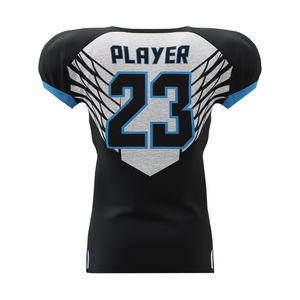 Maillot de football unisexe à manches courtes, imprimé par transfert thermique, respirant, anti-humidité, séchage rapide, pour entraînement sportif en équipe - Product Image 2