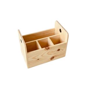 Organizador de Correo y Porta Cubiertos de Madera Multifuncional Moderno para Cucharas, Tenedores y Utensilios de Cocina - Product Image 3