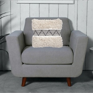 Funda de cojín con piel suave, funda de cojín bordada a mano, funda de cojín tejida a mano, duradera y lavable - Product Image 2