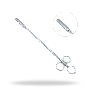 Pistola de ballestreo de 15 pulgadas con cabezal de acero inoxidable, instrumento veterinario para terneros - Product Image 1