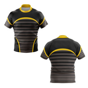 Ropa Deportiva, Camiseta de Rugby Unisex, Transpirable, Estampada, Personalizable en Color y Talla, Ligera, Cómoda y Deportiva - Product Image 1