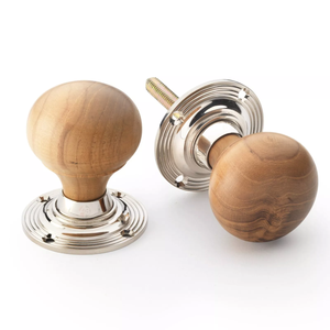 Boutons en bois élégants, poignées de porte d'armoire en bois, boutons de tiroir faits à la main en bois naturel pour armoires et placards - Product Image 6