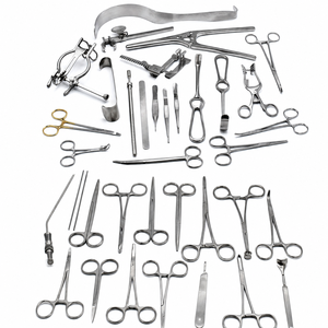 Juego de Instrumentos de Cirugía Pediátrica Básico de 38 Piezas, Kit Quirúrgico de Acero Inoxidable, Certificado CE, Herramientas Médicas Reutilizables, Manual Clase I - Product Image 1