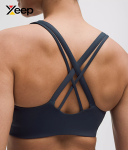 XEEP สปอร์ตบราโยคะคุณภาพสูงสำหรับผู้หญิง รุ่น XC-SB-92 ดีไซน์เรียบง่าย ระบายอากาศได้ดี สายปรับได้ แผ่นรองถอดออกได้ รองรับได้ดี แห้งเร็ว - Product Image 4