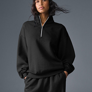 Sudadera de Mujer con Media Cremallera, Ajuste Cómodo, Costuras Duraderas y Construcción Suave, Ideal, Premium, Confeccionada con Tela de Alta Calidad - Product Image 3