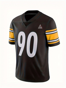 Maillot de football américain Isiah Pacheco 10 Mahomes pour homme, qualité supérieure 1:1, rouge, noir, blanc, brodé, édition limitée, nom de l'équipe, manches courtes - Product Image 4