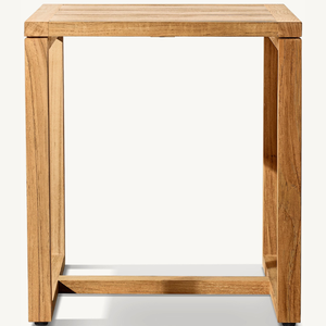 Square table furniture made of teak wood with a simple modern style, suitable for outdoor or indoor use good quality and durable - Product Image 1