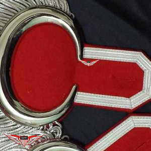 Epaulettes de Hombro de Poliéster y Nylon de Alta Calidad con Colores Personalizados, Flecos de Hilo Dorado y Flecos Tácticos para Bandas de Marcha - Product Image 2