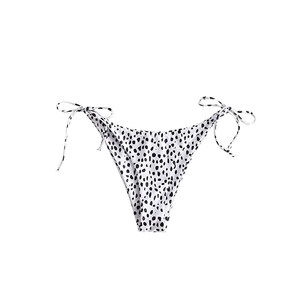 Conjunto de Bikini de Camuflaje para Mujer, 2 Piezas, Halter con Lazos Laterales, Traje de Baño Elástico de Spandex y Poliéster, Ropa de Playa - Product Image 3