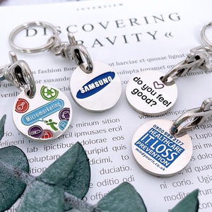 Llavero de moneda Caddy de esmalte suave estampado de hierro, fabricante de llaveros - Product Image 5