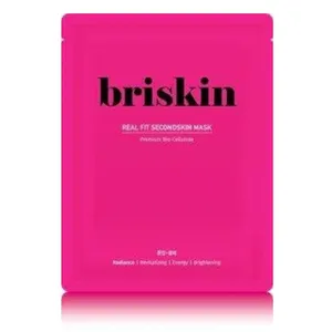 Briskin Real <b>Fit</b> Second Skin Brightening Mask <b>Sheet</b> High Quality Facial Use <b>Sheet</b> - Product Image 1