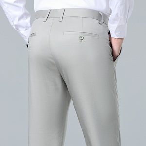 Best Quality Polyester/Rayon <b>Material</b> Custom Logo OEM New Style Fashion Quick Dry Lightweight Office Formal Dress Pants for Men - Product Image 2