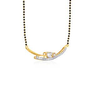 Collier pour femme plaqué or rose avec diamant de laboratoire taillé certifié IGI, chaîne en or jaune, perles noires, idéal pour un usage quotidien romantique - Product Image 2