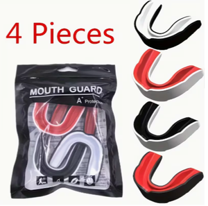 Protège-dents sportif en silicone personnalisé HAWK SPORTS INDUSTRIES, anti-ronflement, anti-grincement des dents, moulable et ajustable - Product Image 2