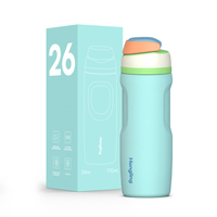 Botella de Agua de Acero Inoxidable de 26 oz, Diseño Moderno, Aislamiento Térmico Duradero, Regalo para Adultos y Niños, Taza de Viaje