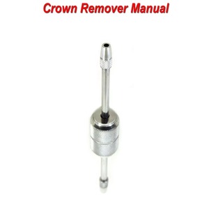 Extracteur de couronnes dentaires manuel en acier inoxydable de qualité professionnelle avec 3 embouts pour des procédures d'extraction précises de couronnes et de bridges - Product Image 4