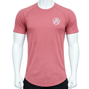 Camiseta Deportiva Antiarrugas de Manga Corta, Estilo Modesto, en Poliéster/Algodón para Uso Diario Informal - Product Image 1