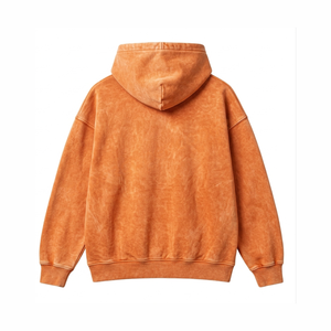 Sudadera con Capucha de Diseño Personalizado, Estilo Vintage, Lavado Ácido, Informal, Urbana, Suave, 100% Algodón, Oversize, Ecológica y Cómoda - Product Image 2