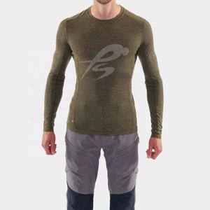 T-shirt de compression sportif à manches longues pour homme et garçon, col rond, léger, à séchage rapide, en Spandex/Polyester - Product Image 2