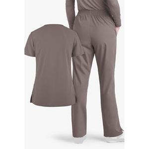 Conjunto de Uniforme Médico para Mujer, Tejido Elástico en Cuatro Direcciones, Cómodo para Enfermeras de Hospital, Venta al Por Mayor - Product Image 3
