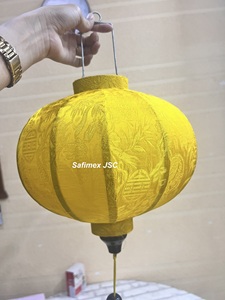 Linterna de Bambú Hecha a Mano en Vietnam, Decoración Colgante para Restaurantes, Fiestas y Bodas, Cubierta de Tela de Seda, Colorida, Venta al Por Mayor para Exportación - Product Image 4