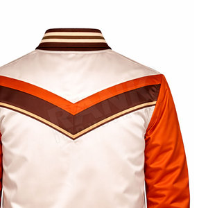 Chaqueta Varsity de Satén Hecha en Fábrica Directa, para Actividades al Aire Libre e Interiores, Chaqueta Varsity de Invierno de Satén - Product Image 5