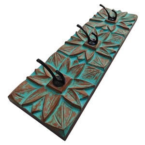 Smart Art Wood Carving <b>Key</b> Hanger 3 <b>Hooks</b> <b>Wall</b> Hangings Wooden <b>Wall</b> Mount <b>Key</b> Hanger <b>Wall</b> Personalized <b>Key</b> Racks Engineered Wood - Product Image 3