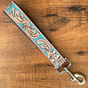 Laisse de collier de chien en cuir usiné à la main du fabricant ensembles de colliers et de laisses de circulation en cuir véritable grain robuste - Product Image 4