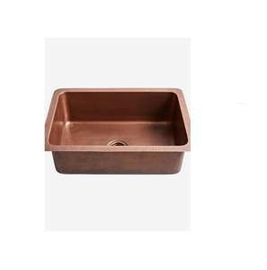 Évier de cuisine en cuivre de qualité professionnelle, design durable, adapté à un usage résidentiel, commercial et hôtelier - Product Image 5