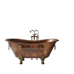 Baignoire en Cuivre Pur Martelé de Qualité Supérieure, Élégante Baignoire de Trempage à Prix Abordable, Baignoire en Cuivre Fantaisie Faite à la Main, Article de Bain au Design Artisanal - Product Image 1