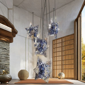 Venta al por mayor de artesanías de piedras semipreciosas hechas a mano: Estrella de Merkaba de cristal naranja, ágata, lapislázuli, orgonita de Gujarat - Product Image 1