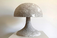 Lampe de table Art Déco en papier mâché écologique, éclairage décoratif fait main pour chambre à coucher, salon et décoration intérieure