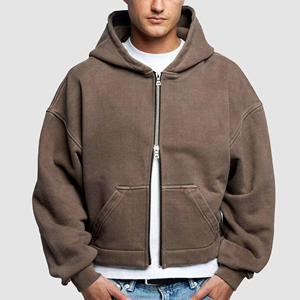 เสื้อฮู้ดดี้ผู้ชายแบบกำหนดเอง OEM 20https://sc01.alicdn.com/kf/S8349aac793cf4af6a92e9199ff746fa3p.png26 น้ำหนัก 480 กรัม ผ้าหนา ทรงโอเวอร์ไซส์ - Product Image 4