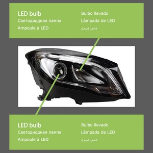 Feux de voiture pour <span class=keywords><strong>Mercedes</strong></span> <span class=keywords><strong>Gla</strong></span> <span class=keywords><strong>180</strong></span> Lentille de projecteur de phare pour <span class=keywords><strong>Mercedes</strong></span> <span class=keywords><strong>Gla</strong></span> X156 GLA200 Phare de signalisation GLA250 Phares LED - Product Image 2