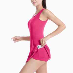 Uniforme de Tenis Profesional para Competencia y Entrenamiento, Falda Pantalón de Tela Suave y Flexible, para Jugadoras de Alto Rendimiento - Product Image 5