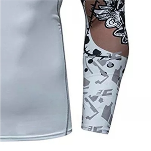 Men Rash Guard Long Sleeve Plain Wholesale BJJ Rash Guards Custom Blank <b>Compression</b> <b>Shirts</b> Design Your Own Swim <b>Shirt</b> Rash Guard - Product Image 3