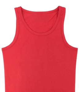 เสื้อกล้ามฟิตเนสคุณภาพสูงสำหรับเพาะกาย แห้งเร็ว สีและโลโก้ปรับแต่งได้ คอเหลี่ยม ผ้าคอตตอนริบบ์ สำหรับผู้ชาย - Product Image 4