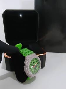 Buss Down Pass Probador de Diamantes GA2100 Bisel de Reloj de Moissanita Personalizado con Incrustaciones de Moissanita, Bisel Accesorio para Piezas de Reloj - Product Image 2