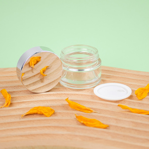 <b>Small</b> Clear Shilajit Glass Jar With <b>Screw</b> Cap For Product Storage And Display - Product Image 2