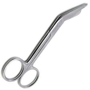 Bandage & <b>plaster</b> scissors built for safe removal of medical dressings with smooth cutting action and angled tip for better skin - Product Image 2