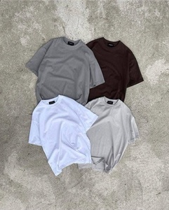 Camiseta de Algodón 100% al por Mayor, Corte Clásico, Cuello Redondo, Ecológica, Informal, Básica, Personalizable con Etiqueta, Fabricante OEM ODM al por Mayor - Product Image 1