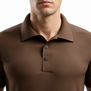 Polo en coton tricoté 100 % de haute qualité, respirant, avec design personnalisé sur le devant, pour hommes et femmes, vente en gros - Product Image 4