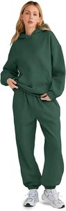 Conjunto de Sudadera con Capucha Oversize y Pantalones de Chándal de Forro Polar Premium para Mujer, Conjunto Deportivo de Sudadera con Capucha y Pantalones de Chándal para Mujer - Product Image 2