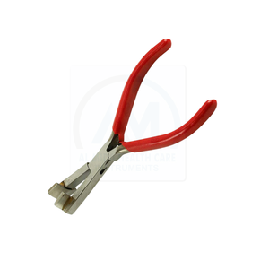 AL MIDA HEALTH CARE INSTRUMENTS Pinces chirurgicales en acier inoxydable à poignée rouge, instrument ophtalmique manuel certifié CE Classe II - Product Image 2